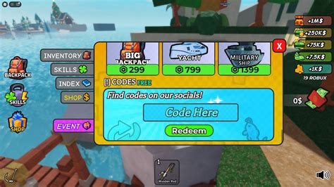 roblox go fishing codes|Roblox Go Fishing Codes (May 2025) .